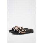 Mules en satin hinsdale noir