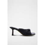 Mules  talons en cuir helsa noir