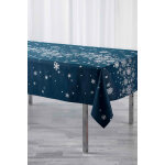 Nappe rectangulaire constellation bleu marine et blanc