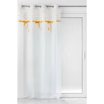 Panneau  ?illets stelly transparent et dor - 140 x 240 cm