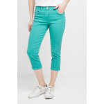 Pantacourt en jean turquoise