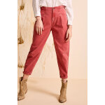 Pantalon boyfriend 7 / 8 rose - one step femme