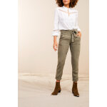 Pantalon cargo 7 / 8 kaki - one step femme Pantalon cargo 7 / 8 kaki - one step femme