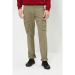Pantalon cargo en coton biologique - kaki