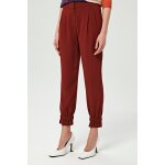 Pantalon carotte 7 / 8 bordeaux