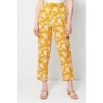 Pantalon carotte kaki et �cru