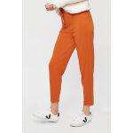 Pantalon carotte orange