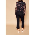 Pantalon carotte taille haute 7 / 8 noir