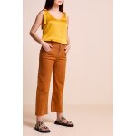 Pantalon droit cognac - one step femme