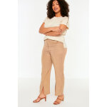 Pantalon droit fendu