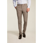 Pantalon droit en laine nestor beige