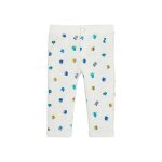 Pantalon ecru chiné et bleu roi - obaïbi Pantalon ecru chiné et bleu roi - obaïbi