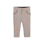 Pantalon ecru et orange