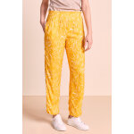 Pantalon fluide jaune - one step femme