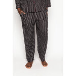 Pantalon harley noir et bordeaux