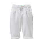 Pantalon en lin blanc