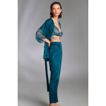 Pantalon de pyjama satiné motifs brocard Pantalon de pyjama satiné motifs brocard