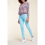 Pantalon slim turquoise - one step femme