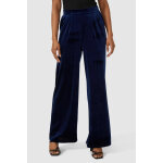 Pantalon wide legs bleu nuit