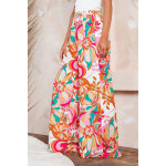 Pantalon wide legs multicolore