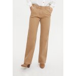 Pantalon wide legs pluton camel