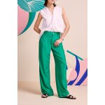 Pantalon wide legs vert - one step femme