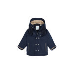 Parka  capuche bleu marine - obabi