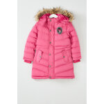 Parka � capuche rose