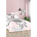 Parure de couette en coton 42 fils / cm� r�ve namaste - blanc