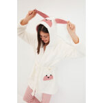 Peignoir  motif lapin