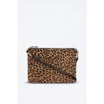 Pochette en cuir lg poppy marron et noir Pochette en cuir lg poppy marron et noir