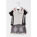 Polo et short noir - little eleven