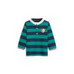 Polo vert et bleu marine - obaïbi Polo vert et bleu marine - obaïbi