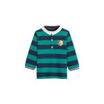 Polo vert et bleu marine - obaïbi Polo vert et bleu marine - obaïbi