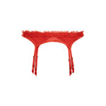 Porte - jarretelles suspender belt rouge