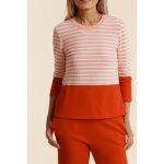 Pull alaska orange et rose