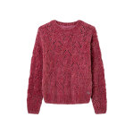 Pull aster rouge framboise