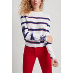Pull blanc et bleu Pull blanc et bleu