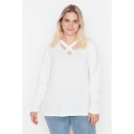 Pull avec col crois