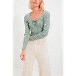 Pull fin en maille c�tel�e