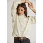 Pull en laine et mohair ecru