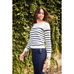 Pull marinire avec boutons dcoratifs