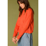 Pull en mrinos et kid mohair vickie - orange