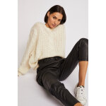 Pull en mohair et laine ecru Pull en mohair et laine ecru