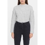 Pull trompe - l??il gris chiné Pull trompe - l??il gris chiné