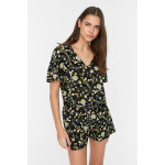 Pyjama fleuri en viscose