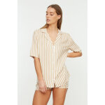 Pyjama � rayures en viscose