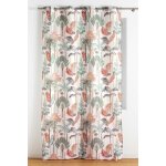 Rideau terra nova ecru et vert - 140 x 260 cm