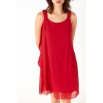 Robe asym�trique rouge