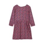 Robe bleu marine et corail